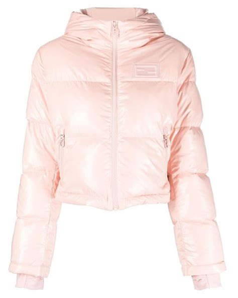 fendi puffer jacket women's pink|fendi puffer jacket women's.